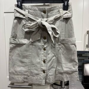 Young Fabulous & Broke paper bag waist tie skirt